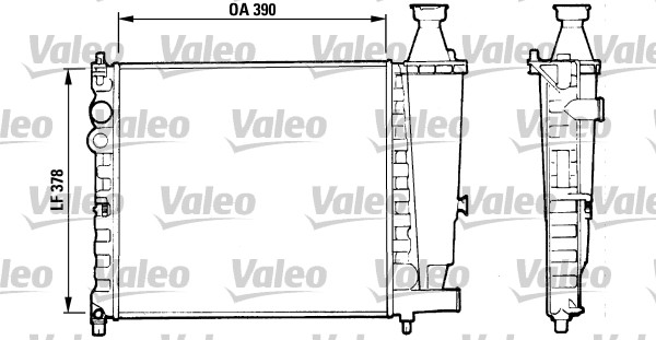 Radiateur Valeo 816555