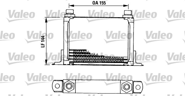 Oliekoeler motorolie Valeo 816666