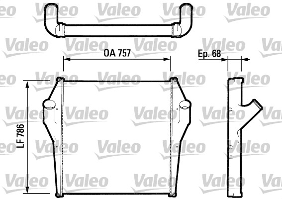 Interkoeler Valeo 816730