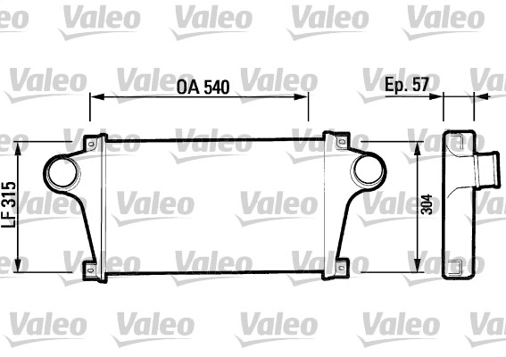 Interkoeler Valeo 816731