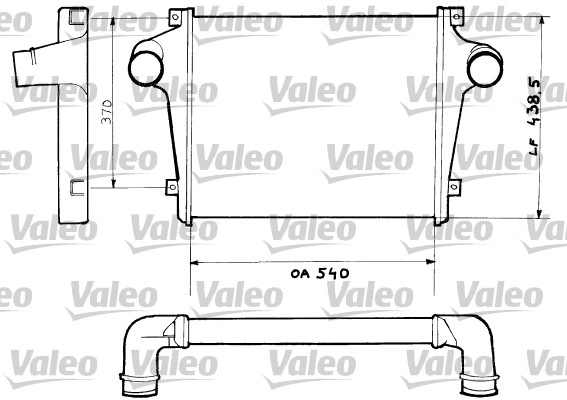 Interkoeler Valeo 816732