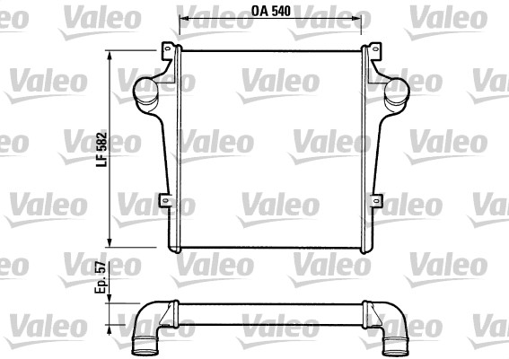 Interkoeler Valeo 816733