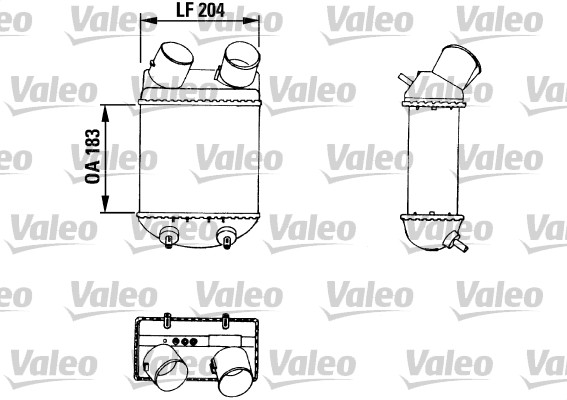 Interkoeler Valeo 816755