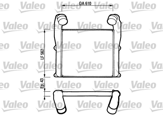 Interkoeler Valeo 816784