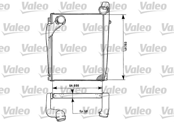 Interkoeler Valeo 816786