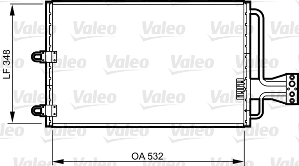 Airco condensor Valeo 816803