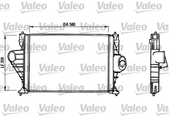 Interkoeler Valeo 816823