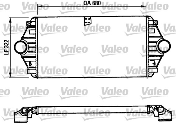 Interkoeler Valeo 816851