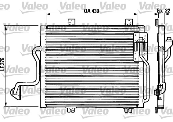 Airco condensor Valeo 816863