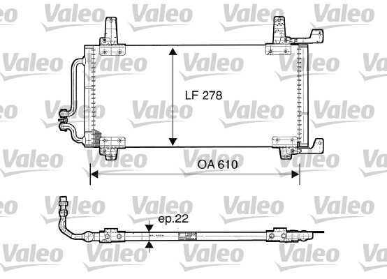 Airco condensor Valeo 816866