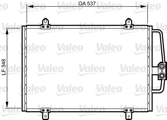 Airco condensor Valeo 816912