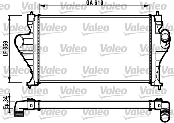 Interkoeler Valeo 816919