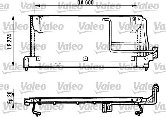 Airco condensor Valeo 816924