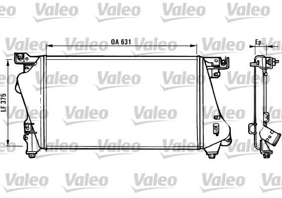 Interkoeler Valeo 816959