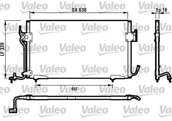 Airco condensor Valeo 817042