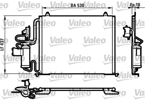 Airco condensor Valeo 817061