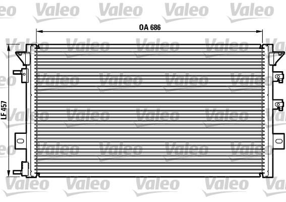 Airco condensor Valeo 817073