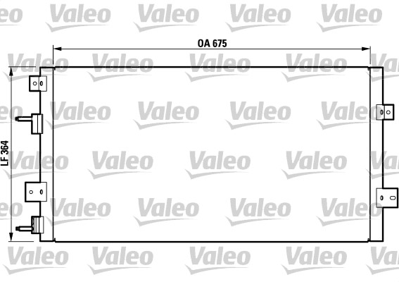 Airco condensor Valeo 817075