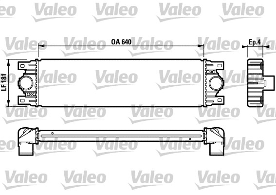 Interkoeler Valeo 817115