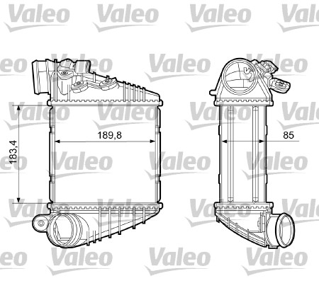 Interkoeler Valeo 817205