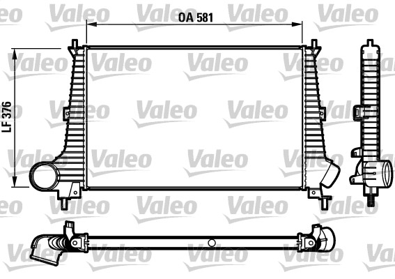 Interkoeler Valeo 817275