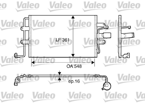 Airco condensor Valeo 817427