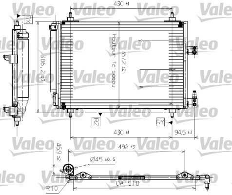 Airco condensor Valeo 817465