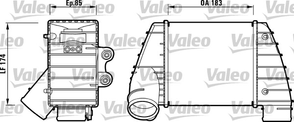 Interkoeler Valeo 817487