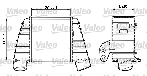 Interkoeler Valeo 817488