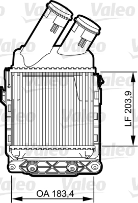 Interkoeler Valeo 817490