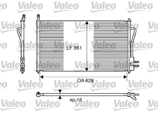 Airco condensor Valeo 817493