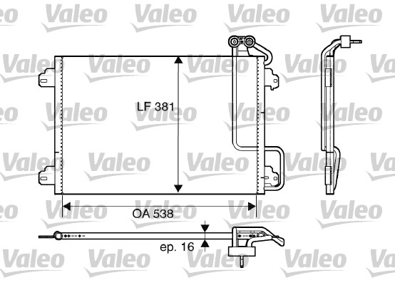 Airco condensor Valeo 817509