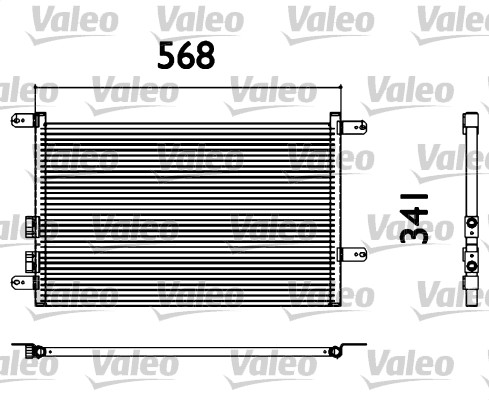 Airco condensor Valeo 817527