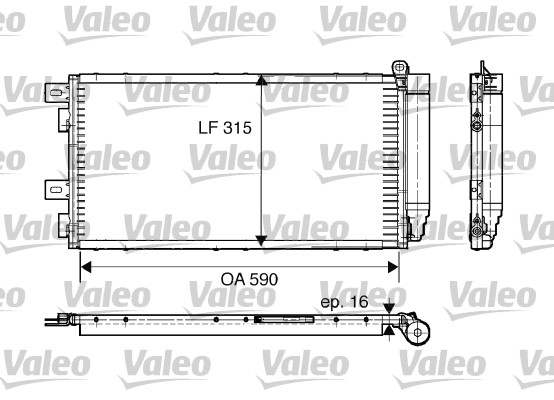 Airco condensor Valeo 817547