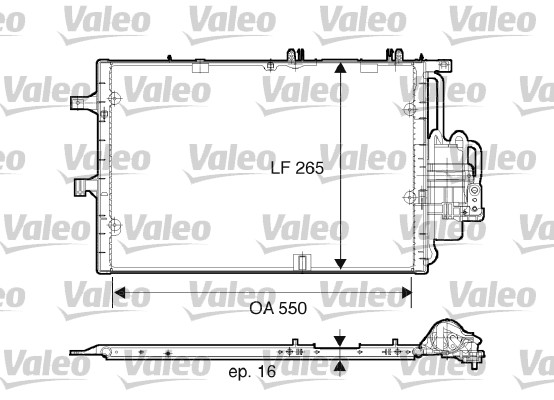 Airco condensor Valeo 817610