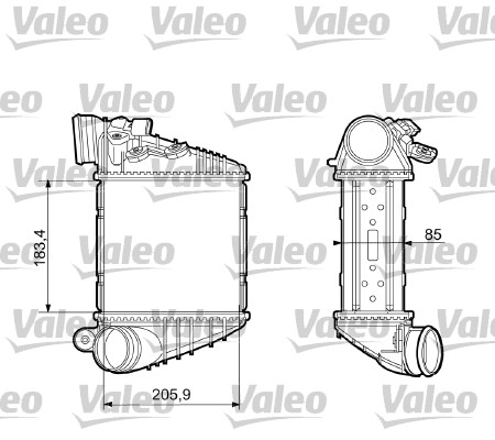 Interkoeler Valeo 817653