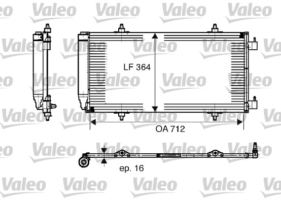 Airco condensor Valeo 817668