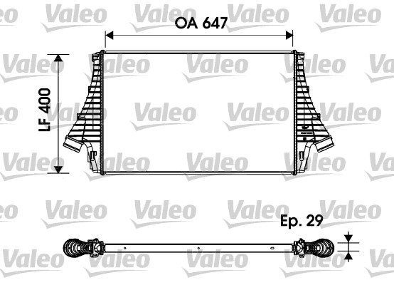 Interkoeler Valeo 817696