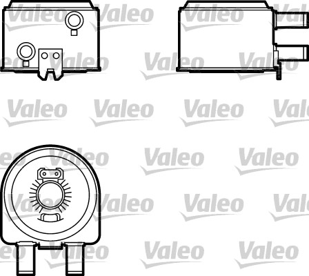 Oliekoeler motorolie Valeo 817704