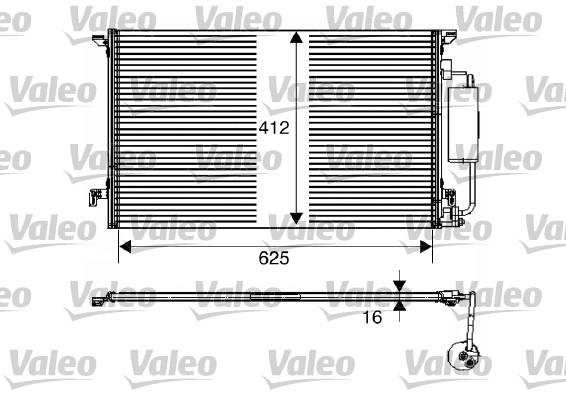 Airco condensor Valeo 817712