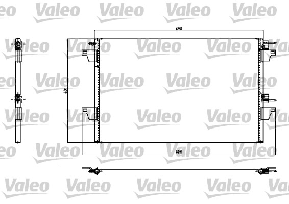 Airco condensor Valeo 817731