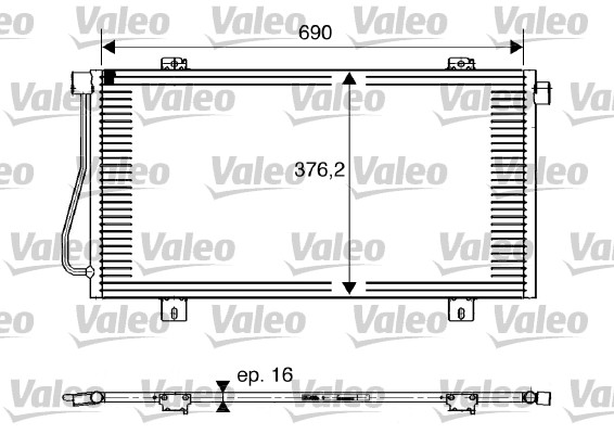 Airco condensor Valeo 817742