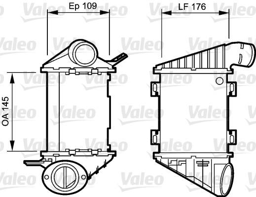 Interkoeler Valeo 817764