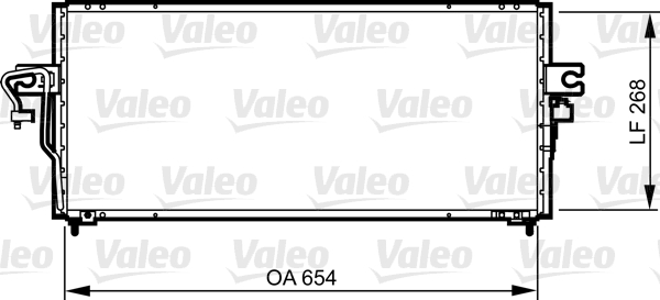 Airco condensor Valeo 817792