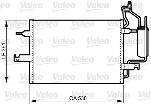 Airco condensor Valeo 817798