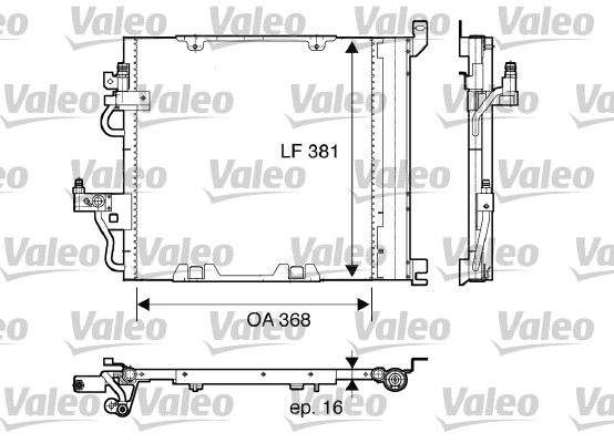 Airco condensor Valeo 817847