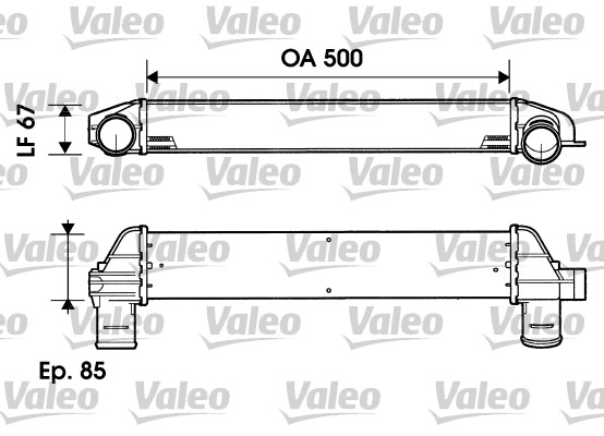 Interkoeler Valeo 817873