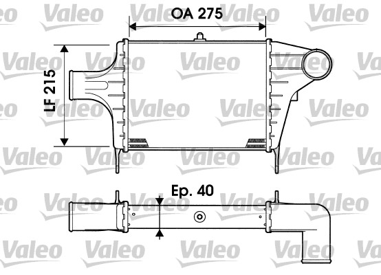 Interkoeler Valeo 817896