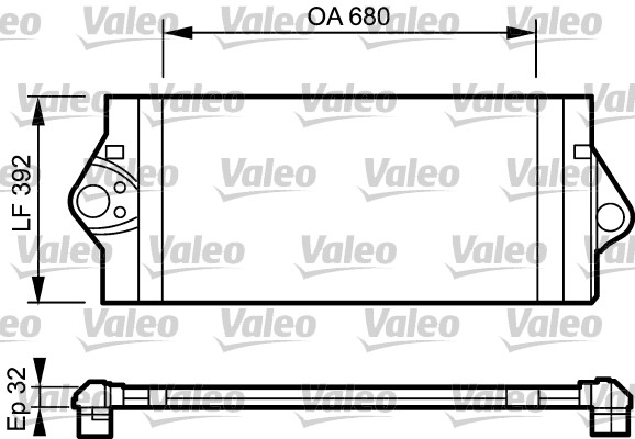 Interkoeler Valeo 817927