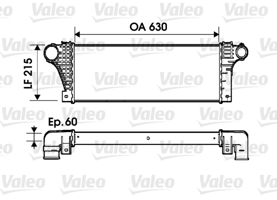 Interkoeler Valeo 817941